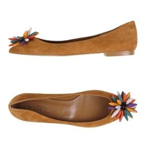 Marco Yellow with Multicolor Accent Ballet Flats Size 40